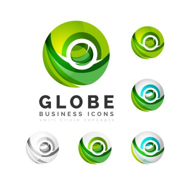 Küre Küre veya daire logo kümesi