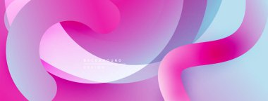 Soyut sıvı şekiller, canlı pembeler, morlar, maviler kusursuz bir şekilde harmanlanır. Modern tasarım hareketi, enerjiyi, yumuşak eğilimleri çağrıştırıyor.