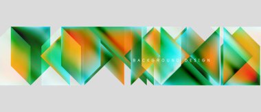 Soyut geometrik desen. Canlı renkler harmanlanır, dinamik görsel doku oluşturur. Arkaplan ve sunumlar için modern tasarım ögesi.