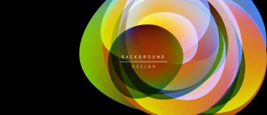 Soyut renkli katmanlar dinamik oval şekil yaratır. Parlak renkler harmanlanarak modern arkaplan tasarımı oluşturur. Canlı gradyanlar görsel ilgi sunar.