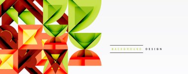 Soyut geometrik şekiller, canlı renkler, modern tasarım. Gradyan etkiler, arka planlar için uygun, dinamik görsel ilgi yaratır.