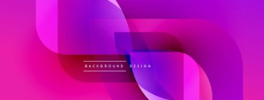 Abstract vibrant background. Flowing shapes, purple hues, modern design elements create dynamic visual experience.