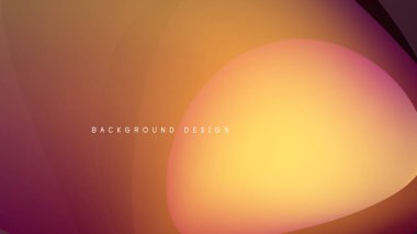 Abstract gradients blend, creating warm color scheme. Soft shapes overlap dark background. Minimalist design evokes modern aesthetic.