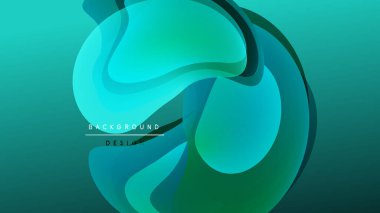 Soyut akış şekilleri, deniz mavisi renkleri, koyu arkaplan. Modern tasarım elementleri dinamik görsel etki yaratır. Yumuşak eğimler mevcut derinlik.