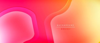 Soyut eğim arkaplanı. Sıvı şekiller canlı kırmızıları, portakalları, sarıları harmanlıyor. Modern tasarım sıcaklığı, enerjiyi, basitliği çağrıştırıyor.