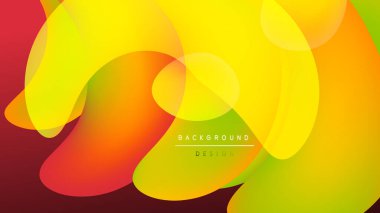 Soyut, canlı şekiller örtüşüyor, dinamik, renkli bir arkaplan oluşturuyor. Sarılar, portakallar, kırmızılar, siyah alana karşı kusursuz bir şekilde harmanlanır..