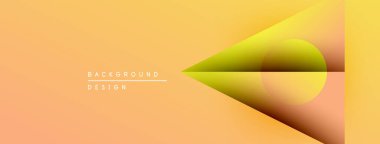 Soyut eğim arkaplanı. Turuncu, sarı renkler karışır. Geometrik şekiller, dinamik görsel efekt oluşturur. Minimalist tasarım unsurları.