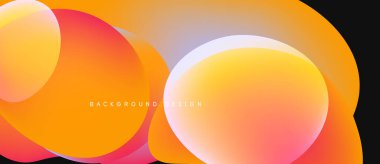 Soyut, enerjik şekiller çakışıyor. Sıcak renkler baskın gelir, dinamik bir zemin oluşturur. Yumuşak eğimler ışığı, hareketi önerir.