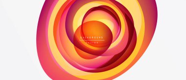 Soyut dairesel katmanlar, canlı turuncu, pembe renkler. Modern tasarım elementleri, dinamik akış, pürüzsüz gradyanlar. Arkaplan dokusu, görsel etki.
