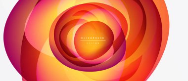 Soyut eşmerkezli daireler, canlı turuncu, pembe renkler. Modern tasarım öğesi, gradyan etkisi, dinamik bileşim. Arkaplan dokusu, pürüzsüz geçişler.