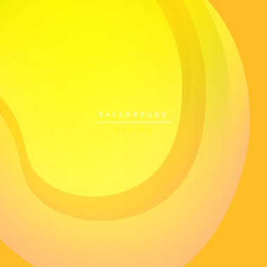 Parlak sarı arkaplan kıvrımlara sahiptir. Gradyan gölgeler derinlik yaratır, modern estetik. Basit tasarım, ideal arkaplan.