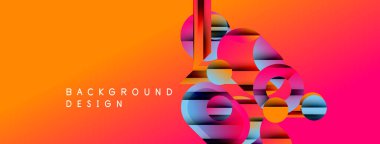 Soyut geometrik şekiller turuncu ve kırmızı renkle örtüşür. Modern tasarım elementleri dinamik görsel doku oluşturur. Arkaplan metni arkaplan tasarımı okur.