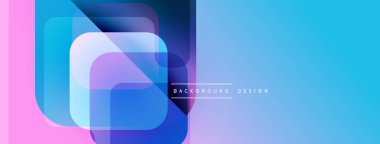 Soyut canlı katmanlar modern arkaplan oluşturur. Mavi, pembe renkler harmanlanarak, pürüzsüz bir değişim etkisi yaratıyor. Minimalist tasarım çeşitli projelere uyar.