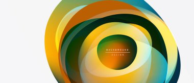 Soyut eşmerkezli çemberler, canlı renklerin karışımı. Modern tasarım, pürüzsüz gradyanlar dinamik görsel efekt yaratır. Minimalist kompozisyon, temiz estetik.