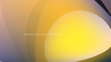 Soyut gradyanlar karışıyor, yumuşak şekiller yaratıyor. Sıcak sarılar, modern görsel cazibe sunan havalı morlara zıt düşer. Minimalist tasarım.