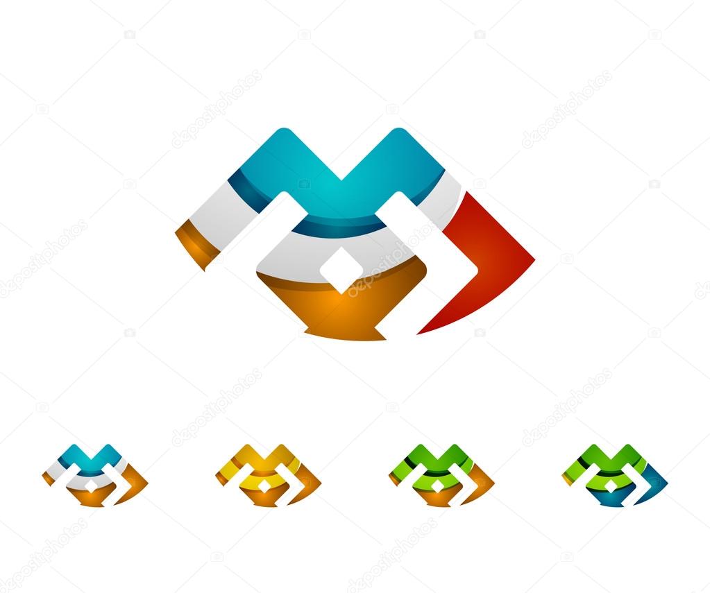 Set of infinity concepts, loop logo