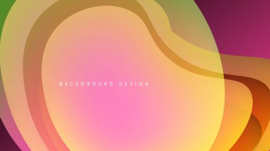 Soyut sıvı şekiller, canlı renklerin karışımı. Gradyan arka plan dinamik görsel efekt yaratır. Modern tasarım ögesi.
