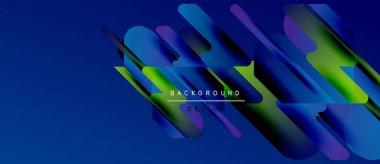 Soyut gradyan şekiller üst üste binerek dinamik mavi, yeşil, mor efekt yaratır. Metin arka plan tasarımı okur. Modern görsel sunum.