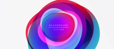 Soyut renkli daireler çakışıyor, canlı bir tasarım yaratıyor. Metin, arkaplan tasarımını merkezi biçimde okur. Modern, dinamik kompozisyon.