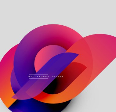 Soyut renkli katmanlar dinamik görsel efekt yaratır. Modern tasarım elementleri karışır, sıvı şekiller oluşturur. Canlı gradyanlar kompozisyona hakim.