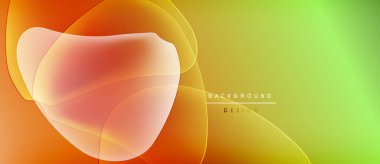 Soyut gradyanlar turuncu, sarı ve yeşili harmanlarlar. Akışkan şekiller, dinamik görsel efekt oluşturur. Metin arkaplan tasarımı okur.