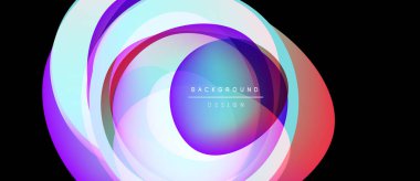 Soyut renkli katmanlar dinamik oval şekil yaratır. Gradyan renkler harmanlanarak modern arkaplan tasarımı oluşturur. Canlı, pürüzsüz geçişler görsel cazibe sunar.