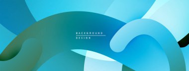 Soyut sıvı şekiller, havalı maviler, yeşiller modern arka plan yaratır. Minimalist tasarım, pürüzsüz gradyanlar görsel ilgi sunar.