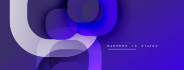 Soyut sıvı şekiller, mor renkler tasarımda baskın. Modern, dinamik kompozisyon görsel ilgi yaratır. Yumuşak eğimler derinlik sunar.