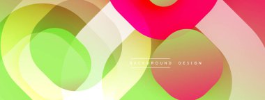 Soyut renkli çemberler örtüşüyor ve canlı bir arkaplan oluşturuyor. Gradyan tonları düzgün bir şekilde harmanlanarak, modern görsel cazibe sunar.