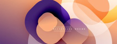 Soyut akışkan şekiller harmanlanarak sıcak renk değişimleri yaratır. Yumuşak kıvrımlar hareketi gösterir, modern tasarım estetiği.