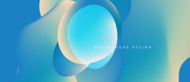 Soyut akışkan şekiller harmanlanarak parlak mavi ve sarı renkler yaratır. Modern tasarım hareketi, enerjiyi, pürüzsüz geçişleri çağrıştırıyor. Arkaplan özellikleri metin.