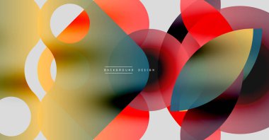 Soyut sıvı şekilleri örtüşür, dinamik renkli bileşim yaratır. Yumuşak eğimler harmanlanarak modern görsel dokuyu oluşturur..