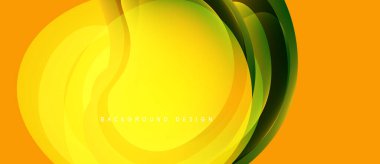 Dinamik sarı, turuncu kıvrımlar modern arka plan yaratır. Yumuşak eğimler hareketi, enerjiyi ve görsel cazibeyi akla getiriyor. Tasarım değişken, enerjik..