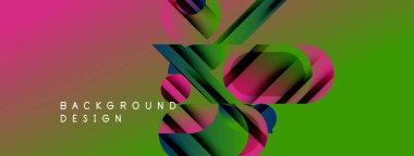 Soyut renkli tasarım akışkan şekiller ve gradyanlar içerir. Pembe, yeşil renkler kompozisyona hakim. Metin arkaplan tasarımı okur.