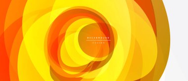 Soyut kıvrımlı katmanlar, canlı turuncu, sarı renkler. Modern tasarım, dinamik kompozisyon, pürüzsüz eğimler derinlik yaratır. Arkaplan ögesi.