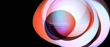 Soyut tasarım özellikleri üst üste biniyor. Canlı renkler harmanlanarak, dinamik görsel efekt yaratır. Modern, şık bir sunum.