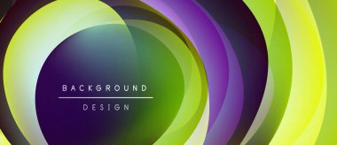 Soyut renkli katmanlar dinamik görsel efekt yaratır. Metin, kompozisyon içerisindeki arkaplan tasarımını okur. Canlı gradyanlar görüntüye hakim.