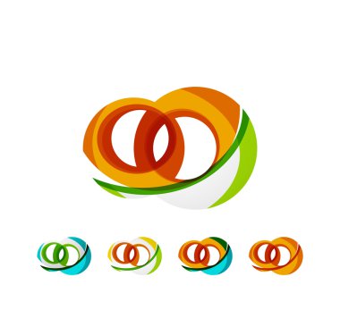 Set of infinity concepts, loop logo