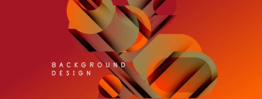 Soyut geometrik tasarım. Turuncu, kırmızı renkler dinamik görsel doku yaratır. Sunumlar ve grafikler için modern arkaplan uygun.