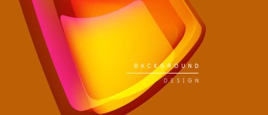 Soyut enerjik tasarım. Turuncu, sarı, pembe renkler düzgün bir şekilde harmanlanır. Modern estetik, dijital arkaplan ya da sunumlar için uygun. Basit metin örtüsü mevcut.