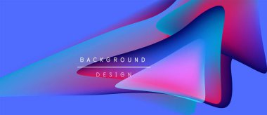 Soyut sıvı şekilleri, canlı gradyanlar. Mavi, pembe, mor renkler tasarımda baskın. Metin arka plan tasarımı okur. Modern, dinamik kompozisyon.