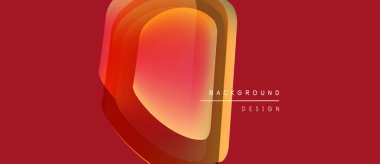 Soyut kırmızı tasarım katmanlı şekiller, gradyanlar, metin okuma arkaplan tasarımı. Modern, dinamik görsel sunum.