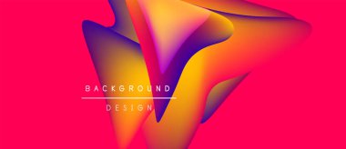 Soyut sıvı şekiller, canlı renklerin karışımı. Arkaplan tasarımı pürüzsüz eğimlere ve dinamik bileşimlere sahiptir. Modern estetik, göz alıcı görseller.