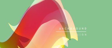 Soyut akışkan şekiller, canlı renklerin karışımı. Yumuşak gradyanlar dinamik görsel etki yaratır. Arka planlar için modern tasarım ögesi.