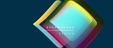 Soyut geometrik tasarım. Canlı katmanlar renkli ve modern arka plan yaratır. Gradyan renkleri düzgün bir şekilde harmanlanarak görsel ilgi sunar.