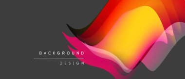 Soyut dinamik arkaplan tasarımı. Canlı renkler karışıyor, akıcı şekiller yaratıyor. Modern estetik, dijital projeler için uygun.