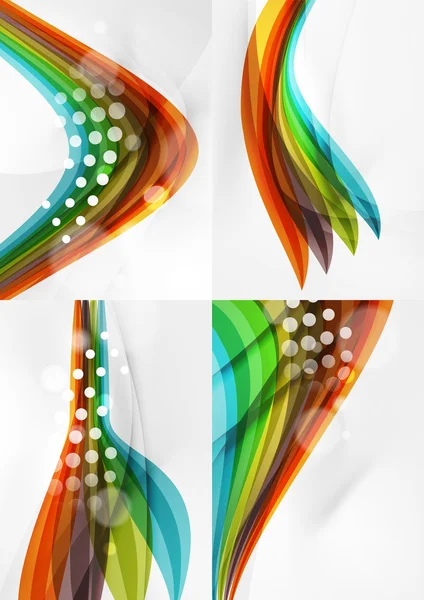 Conjunto de fondos abstractos — Vector de stock