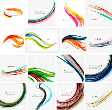 Soyut arkaplanlar kümesi.