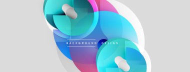 Soyut sıvı şekilleri örtüşür ve canlı renk değişimleri yaratır. Minimalist tasarım, beyaz arka plan, modern estetik. Yumuşak geçişler, dinamik kompozisyon.