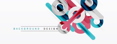 Soyut geometrik şekiller örtüşür, dinamik görsel efekt yaratır. Modern tasarım elementleri temiz estetik sunar. Minimalist kompozisyon çeşitli uygulamalara uyar.